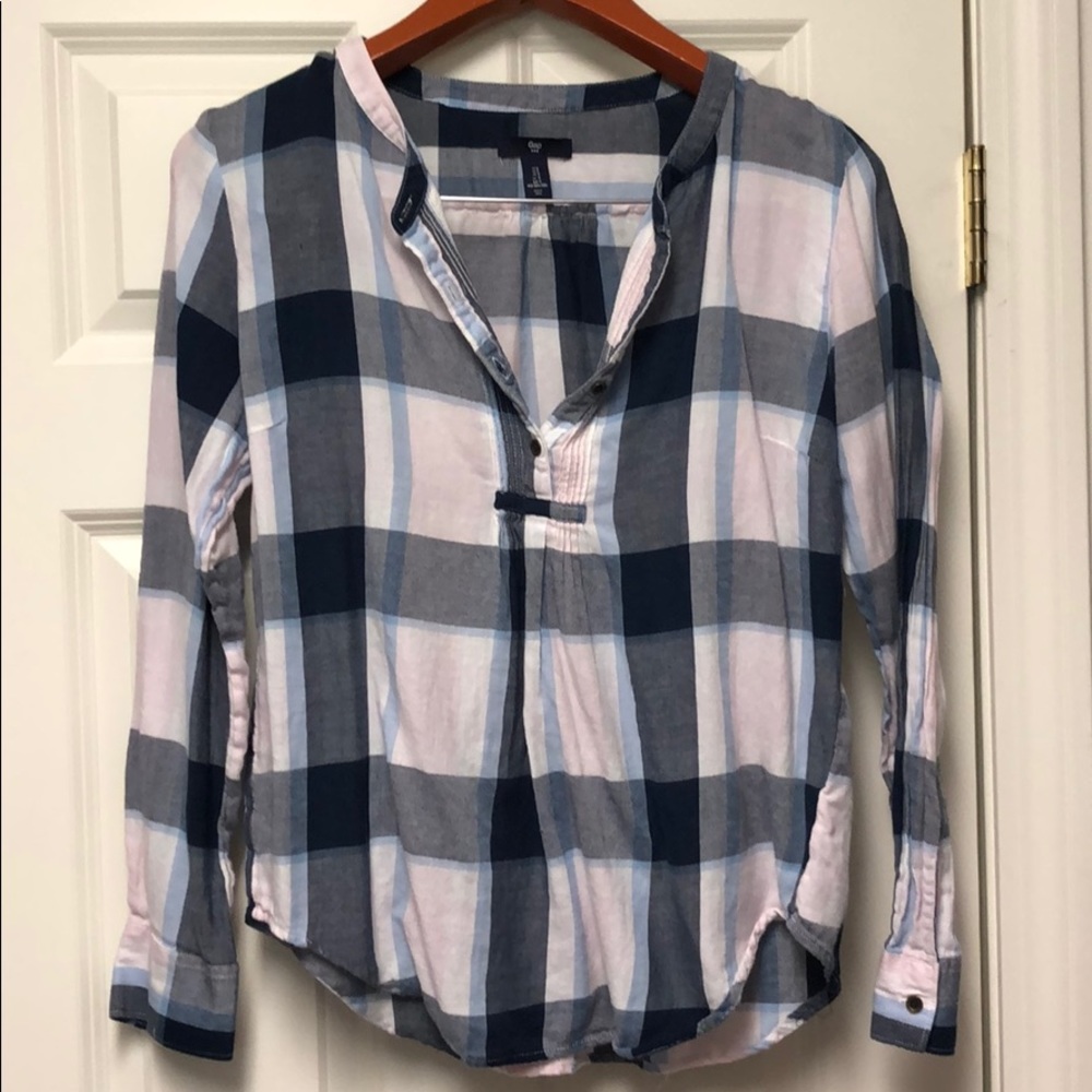 Plaid Gap Blouse